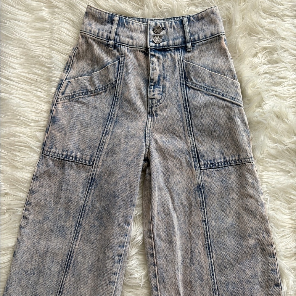 Joie High Rise Wide Leg Jeans - Picture 3 of 7